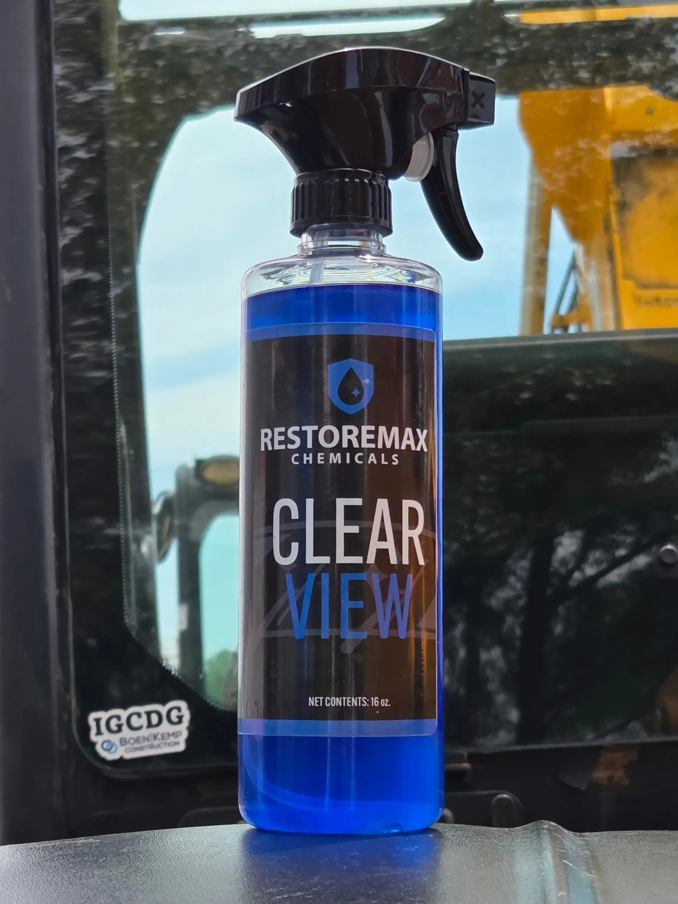 Restore Max Chemicals Clear View Automotive Glass Cleaner, 16 oz
