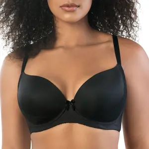 PARFAIT Casey 2801 Womenswear Full-busted Sexy Lace Trim  Plunge Wired Lightweight Foam Padded Seamless Comfortable Everyday T-shirt Bra