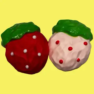 Ultra Soft Strawberry Squishy Toy, Super Satisfying Stress Relief, Slow Rising Foam Squishy, Cute Kawaii Squeeze Toy, Anxiety Relief Toy