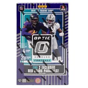 1 PACK - 2025 Panini Donruss Optic Football International Pack From Hobby Box