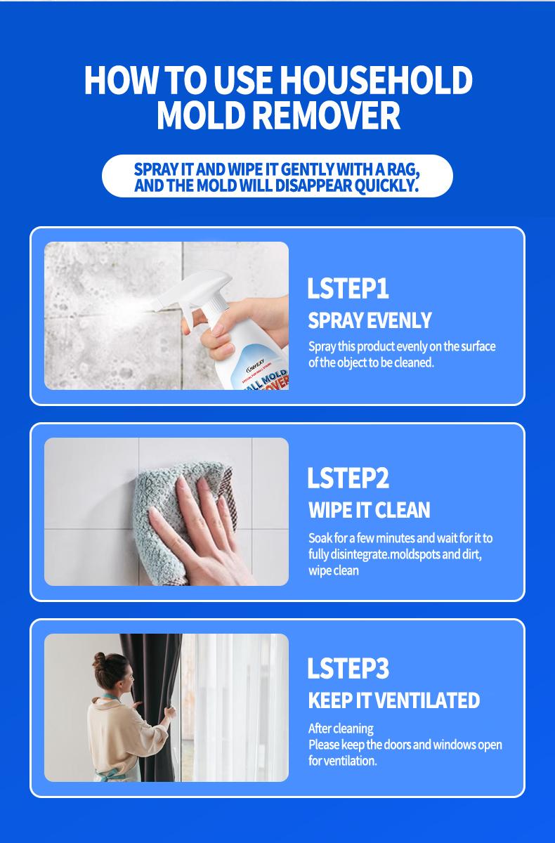 Lanwexy Highly Effective Mould Removal Spray - Prevents Mould Regrowth Lanwexy Highly Effective Mould Removal Spray - Prevents Mould Regrowth