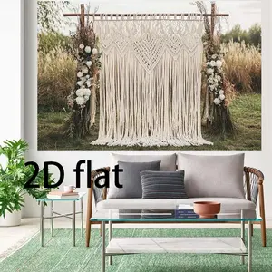 Romantic Bohemian Style Banner, Perfect for Wedding Decor, Outdoor Ceremony, Valentine's Day, Autumn Party, Soft Dreamy Background