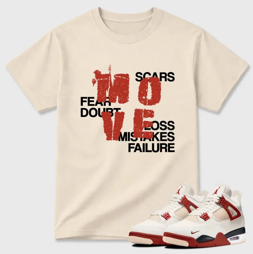 Red Brick Sneaker Match Shirt, Brick Color 4 Sneaker Outfit Shirt, Red Grey Streetwear Tee, Unisex Graphic T-Shirt, Gift For Sneakerhead