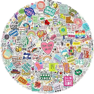 300 PCS Inspirational Stickers for Adults, Motivational Water Bottle Stickers for Teens Kids Teachers, Journaling Scrapbook Laptop Positive Quote Vinyl Stickers for Vision Board Supplies
