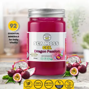 Dragon Passion Sea Moss Gel | Organic Dietary Supplement | Natural Vitamins | Health & Fitness Superfood