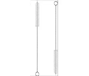 Extra Long Straw Cleaner Brush 2-Pack – Reusable Stainless Steel Handle, Deep Clean Brush for Stanley 40oz, 30oz, 20oz Cups, Water Bottles, Sippy Cups & Tubes (10mm)