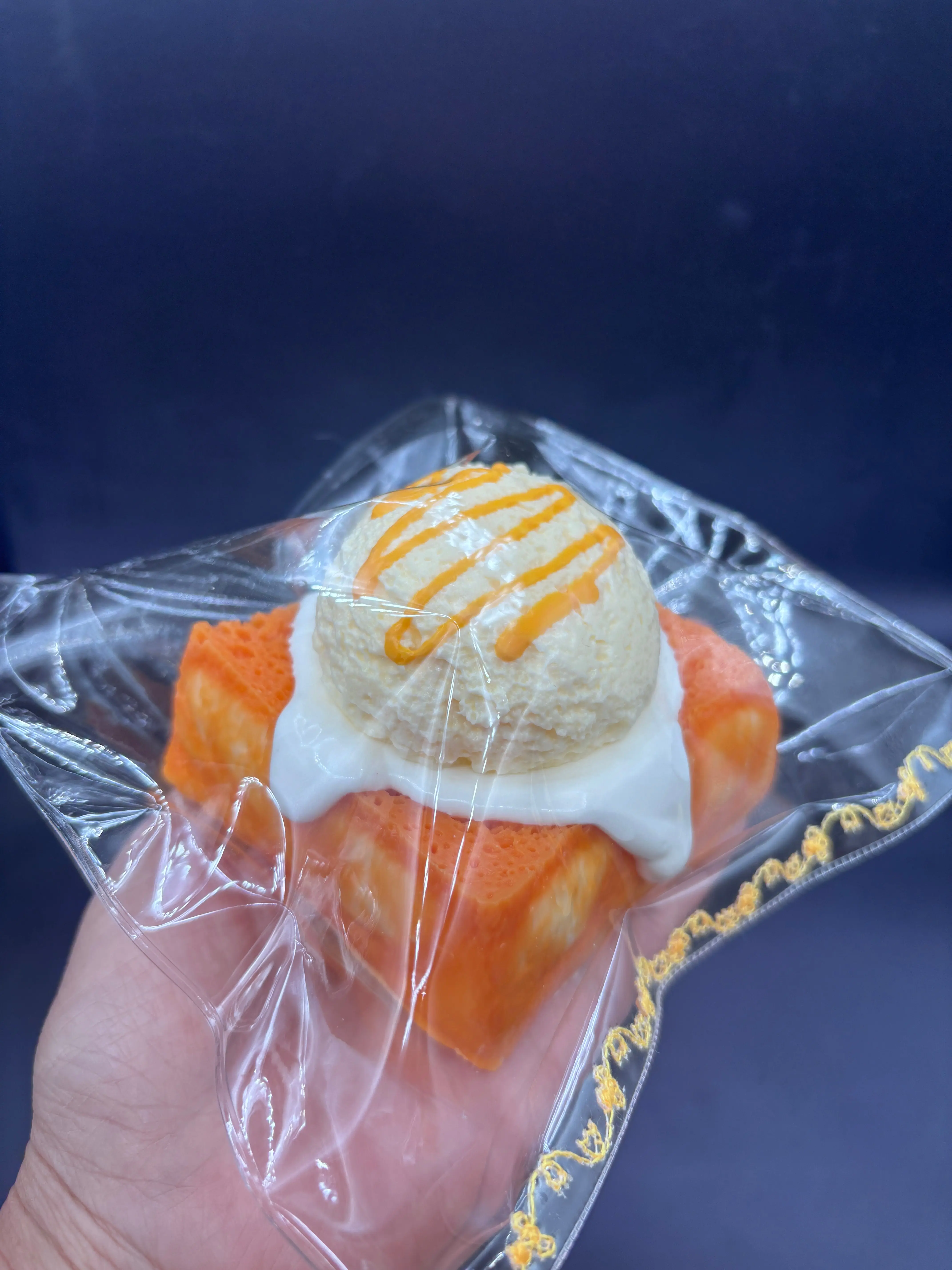Frozen butter  Carmel icecream bread large  taba squishy