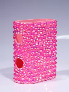 Rhinestone Pink Geek Bar/Flum Case