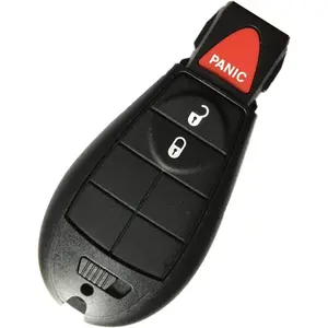 Replacement Fit for OEM Dodge Keyless Entry Remote Fob 3-Button Dodge Models Include 2013-2017 Dodge Ram Truck 1500 2500 3500 GQ4-53T 56046953