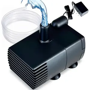 Automatic Small Sump Pump with Water Sensor, 8 FT Lift 74 GPH with 6 FT Tubing, 115/230V Mini HVAC Condensate Removal Pump with Float Switch for Dehumidifier, Air Conditioner, Hydroponic, Auto On Off