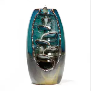 Blue Waterfall Backflow Burner 8"