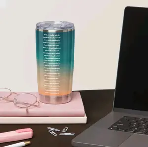 The Game of Life Tumbler - Stylish Bottle with Colorful Gradient Design - Ideal for Office and Travel Use - Drinkware
