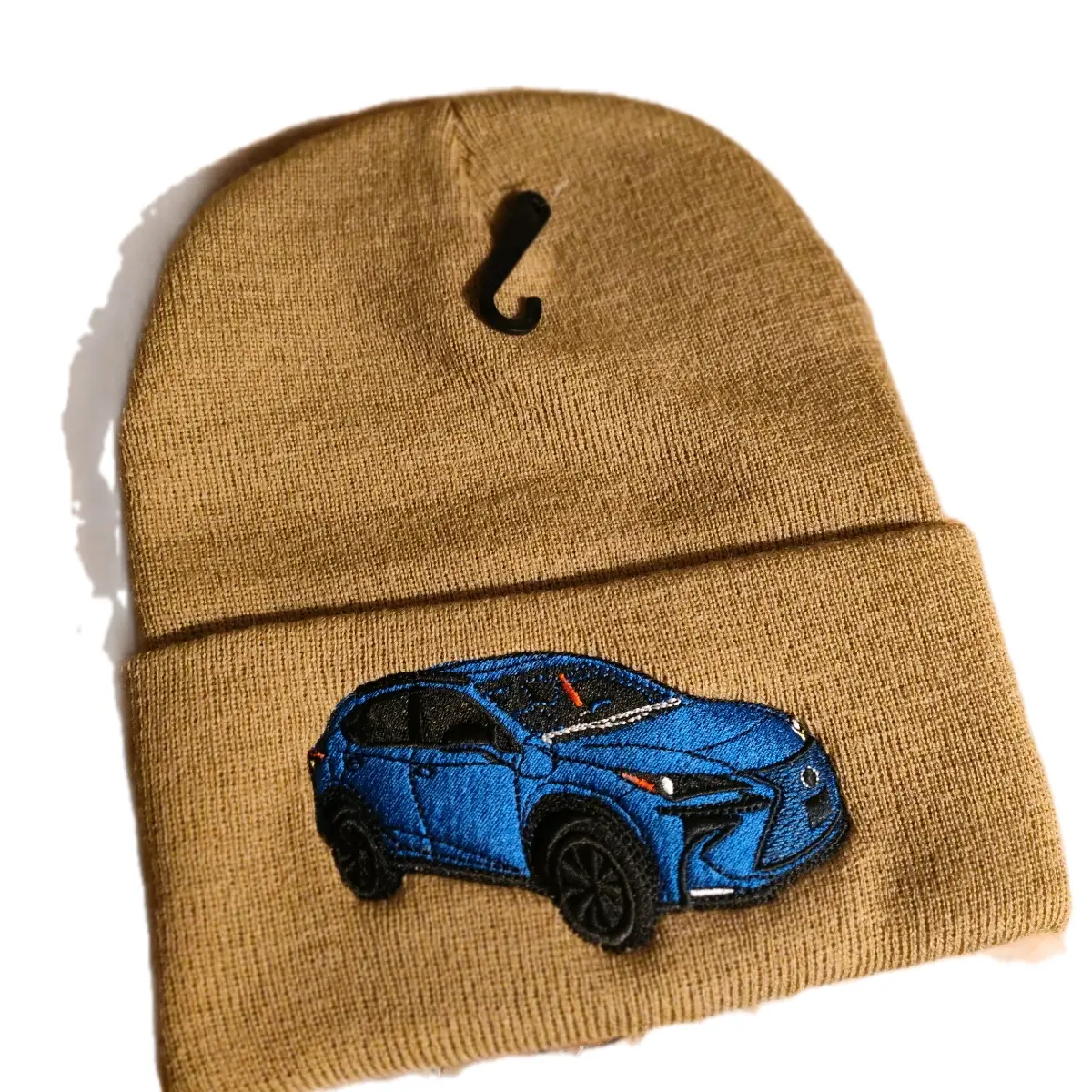 Caeruleum Rose Blue Sports Edition Custom Design Embroidery Beanie
