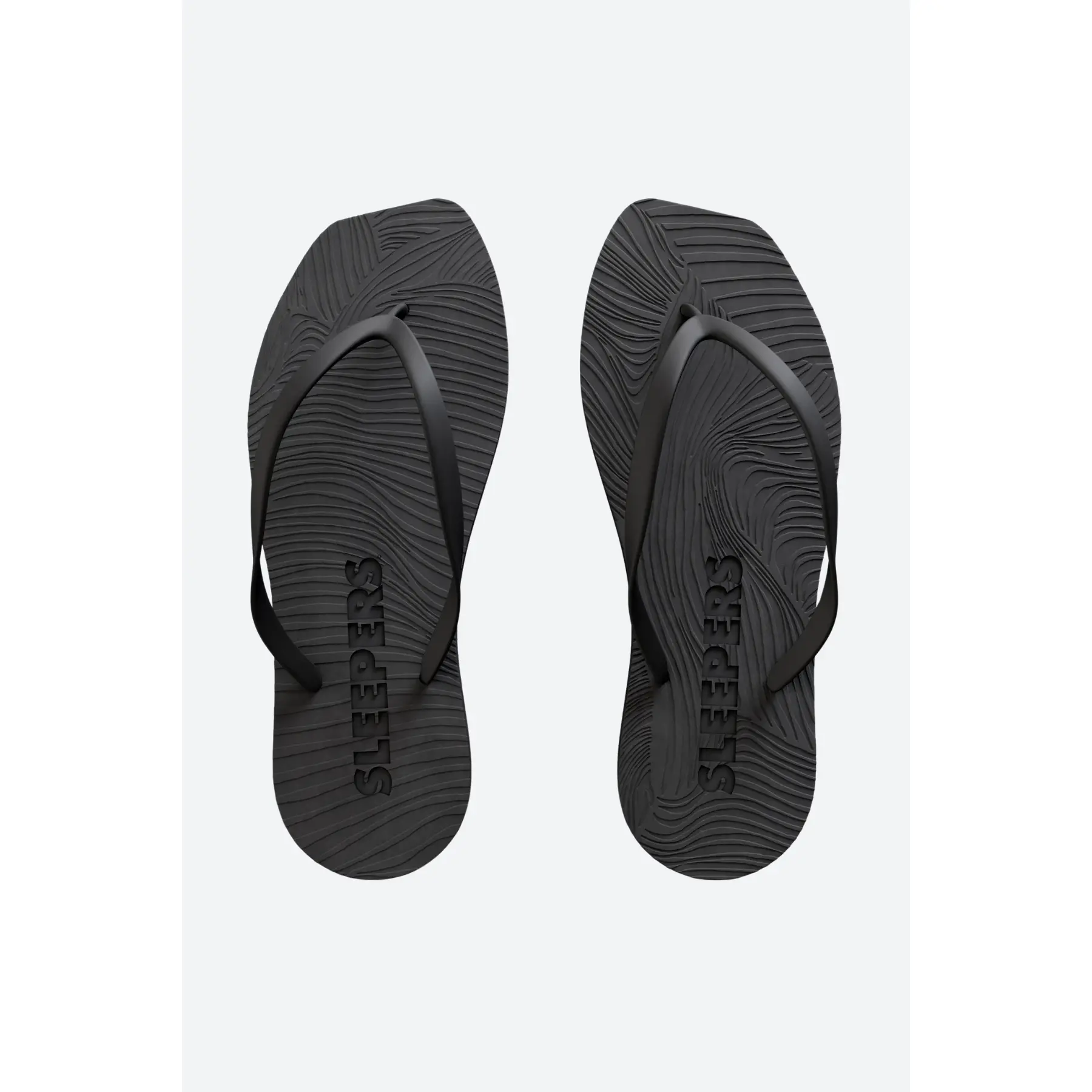 Sleepers Tapered Flip Flop in Black