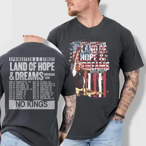 Bruce Springsteen & E Street Band World Tour 2026 T-Shirt, Vintage Rock Concert Tee, Boss Tour Shirt, Classic Rock Fan Gift