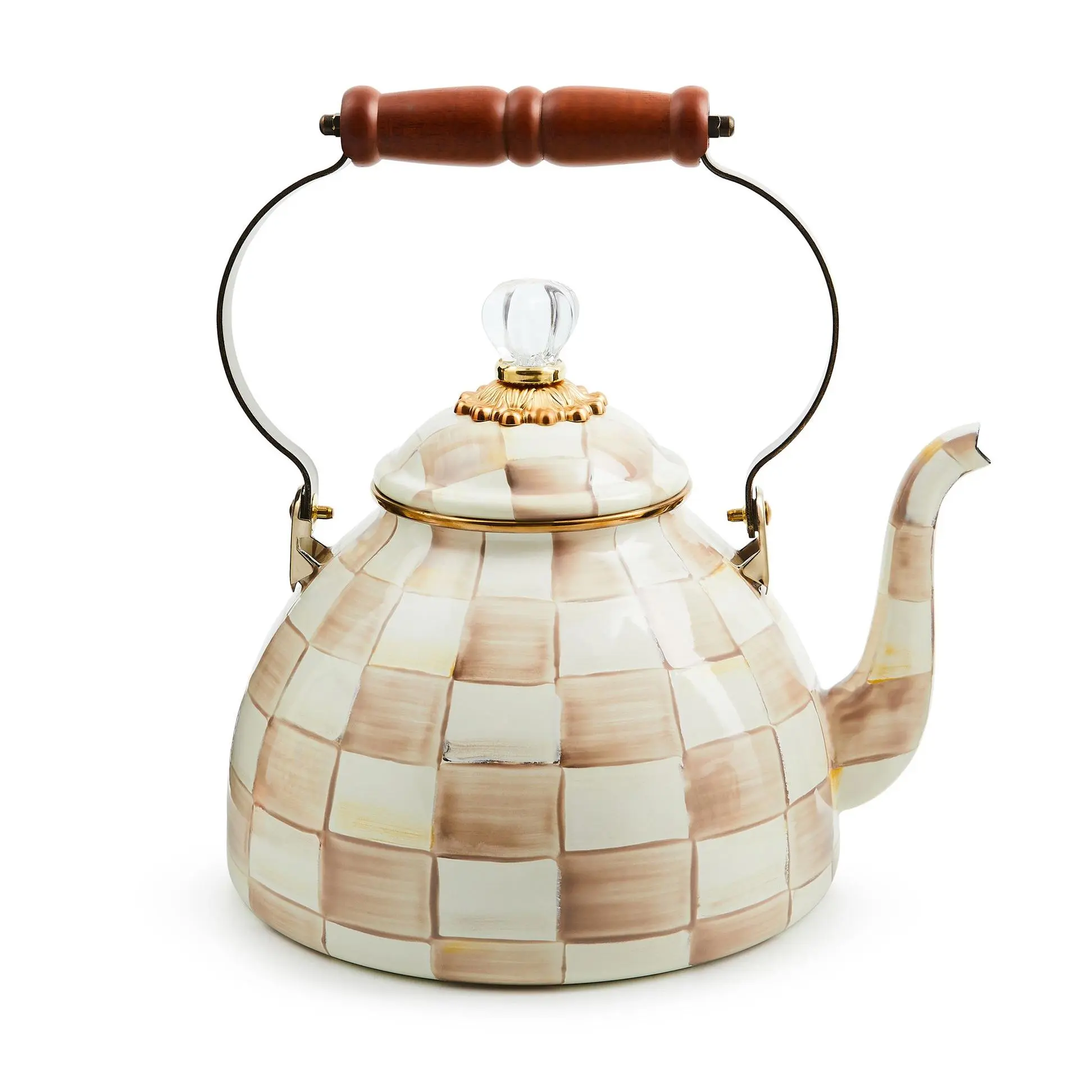 Mackenzie- Childs 3-Quart Enamel Tea Kettle Mackenzie- Childs 3-Quart Enamel Tea Kettle