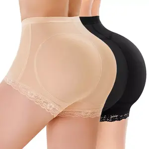 Women Fake Ass Butt Lifter Hip Enhancer Panties Padded Underwear US Shapewear Womenswear Basic Black Minimalist