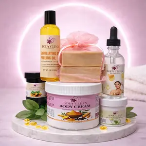 Body Clean Ultimate Glow & Renew 5-Piece Full Skincare Set