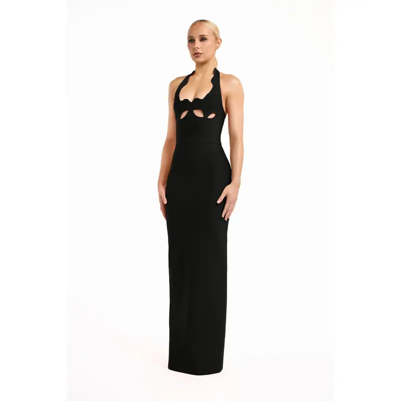 brandi backless maxi dress Theodore Backless Maxi Dress