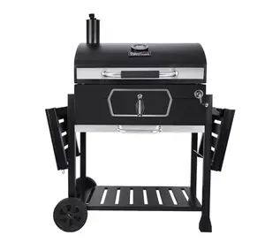 Royal Gourmet 28.35-in W Black Cart Charcoal Grill