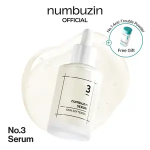 [numbuzin official shop] No.3 Serum | Skin Softening Serum | Pores, Textured, Bumpy, Rough to Glass Skin | Bifida, Galactomyces, Niacinamide, Adenosine, Panthenol | 1.69 fl. oz.