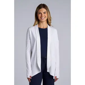 Women's LumaLeo Wrap with Back Slit | White