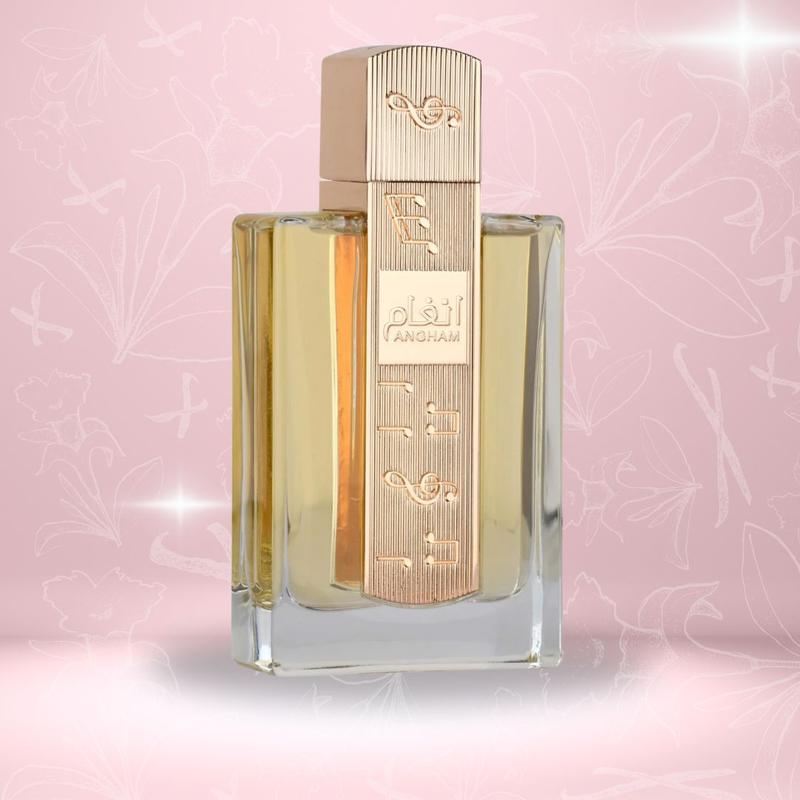 Lattafa Perfumes Angham for Women Eau de Parfum Spray 3.4 oz 100ml - Long Lasting Luxury Women's Arabian Perfume fragrance - Oriental Vanilla Scented Scent Aroma Cologne Cosmetic