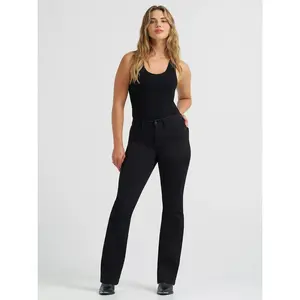 Wrangler Womens Bespoke High Rise Boot cut Jean - Leighton Black