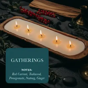 5-Wick Dough Bowl Soy Candle - Gatherings