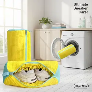 Washing Machine Shoe Bag | Durable Zipper Laundry Shoe Wash Bag for Home Use