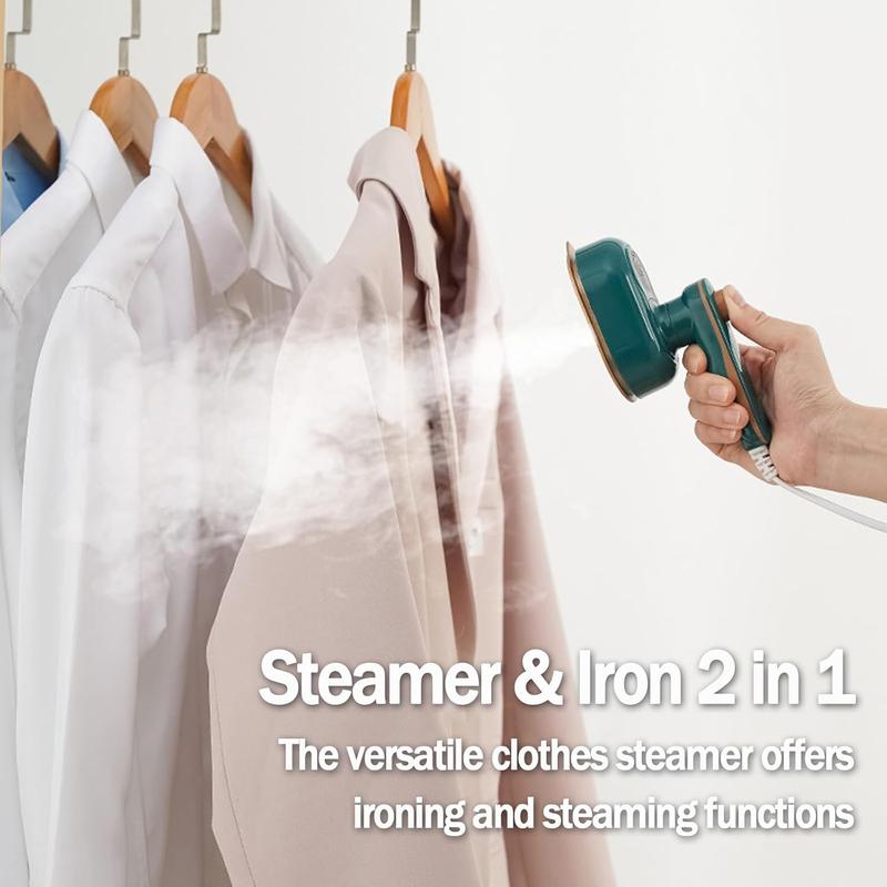 1pc Portable Travel Mini Iron For Clothes, 180 ° Foldable Handheld Mini Electric Iron, Small Mini Electric Iron Fabric Wrinkles Remover With Dry And Wet Ironing For Home And Travel