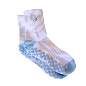 The Pardon My French Grip Sock (Baby Blue)