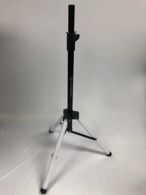 Alphasonik Universal 6 Feet Adjustable Height 35mm Tripod DJ Speaker Stand w/Variable LED Lights