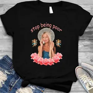 Paris Hilton 'Stop Being Poor' T-Shirt