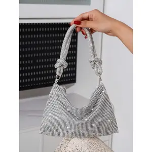 Rhinestone Purse for Women Evening Bag Glitter Sparkly Mini Handbags,Handbag For Party, Banquet, Ball, Fashionable Clutch, Perfectly Matching With New Years Outfit, Excellently Matching With Party Dresses For Women