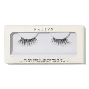 HALEYS Beauty Re—ady Weightless Vegan Lashes - Lightweight Eyelashes for Makeup and Cosmetic Use