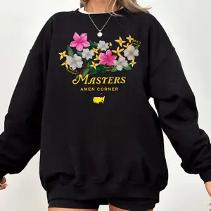 Vintage 2026 Masters Amen Corner Golf Sweatshirt, Soft Vintage Shirt, Masters Golf Pullover Womenswear, Gift for Women for Men, Sportswear Tops, Menswear Graphic Tee