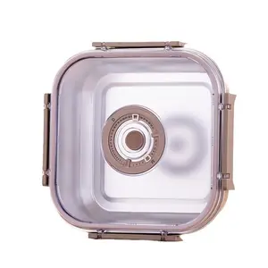 1pc Stainless Steel Food Storage Container with Airtight Leak-Proof Lid, Perfect for Proofing Dough and Tiramisu, Dishwasher Safe and Reusable