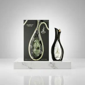 Arabiyat Prestige Kohl Opulence Unisex Elegant Perfume - 3.4 fl oz (3-3.9 fl oz range), Premium Quality Fragrance, Vanilla Scent, Spicy Woody Notes, Musk & Bergamot, EDP Spray, Single Item, Arabian Perfumes, Concentrate Unisex Fragrance