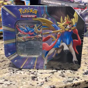 Zacian ex Slashing Legends Scarlet & Violet Pokemon TCG Tin