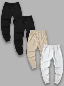 Men's Multi-Color Jogger Sport Pants, Loose Casual Long Pants, Basic Versatile Daily Commute Joggers