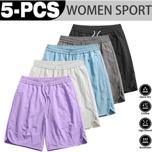 2026 Spring/Summer New Arrival: American-style drawstring cargo shorts for women, summer Japanese trendy brand loose quick-dry knee-length shorts