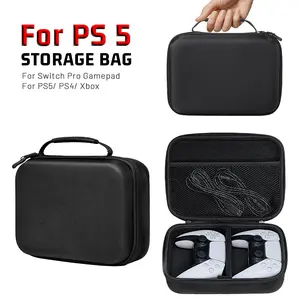 Dual Handle Case for Ps5/ps4/ps3/switch Pro/xbox Series/xbox One Controllers, Portable Travel Storage Bag, Gaming Accessories
