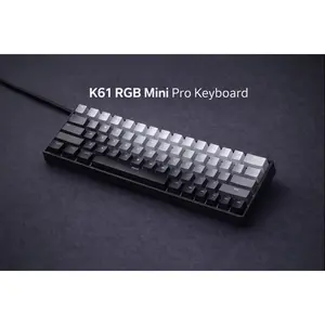 K61 USB Mini Mechanical Gaming Wired Keyboard Hot-Swappable Mechanical Keyboard Detachable Cable