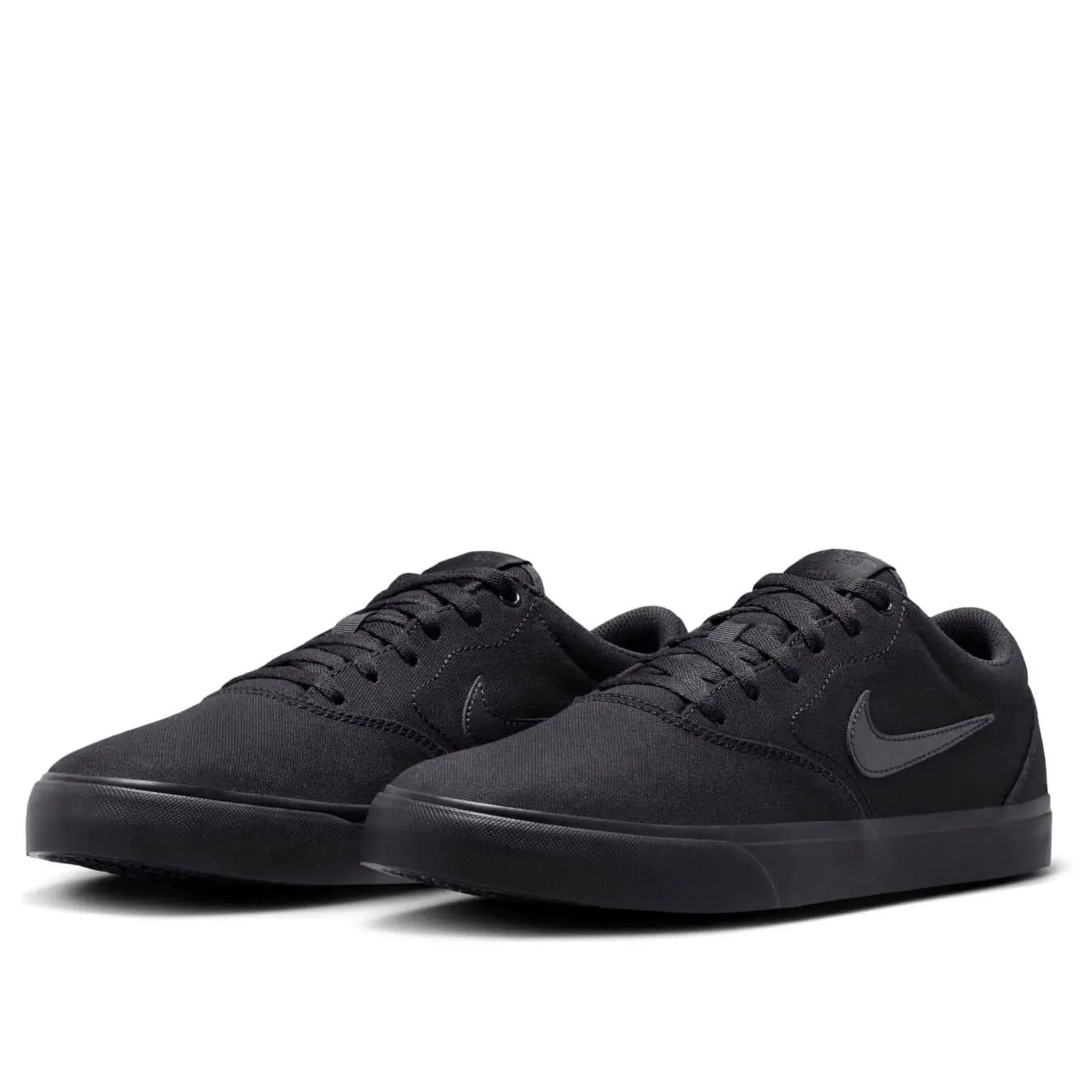 Nike SB Charge Mid Canvas shoes in triple black, Mens 10.5 Nike Charge Canvas SB Mid Black | eBay main image 4