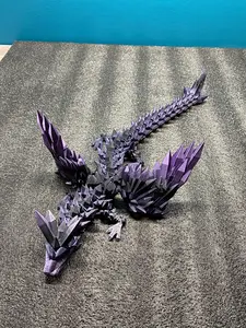 3D Printed Crystal Wing Dragon