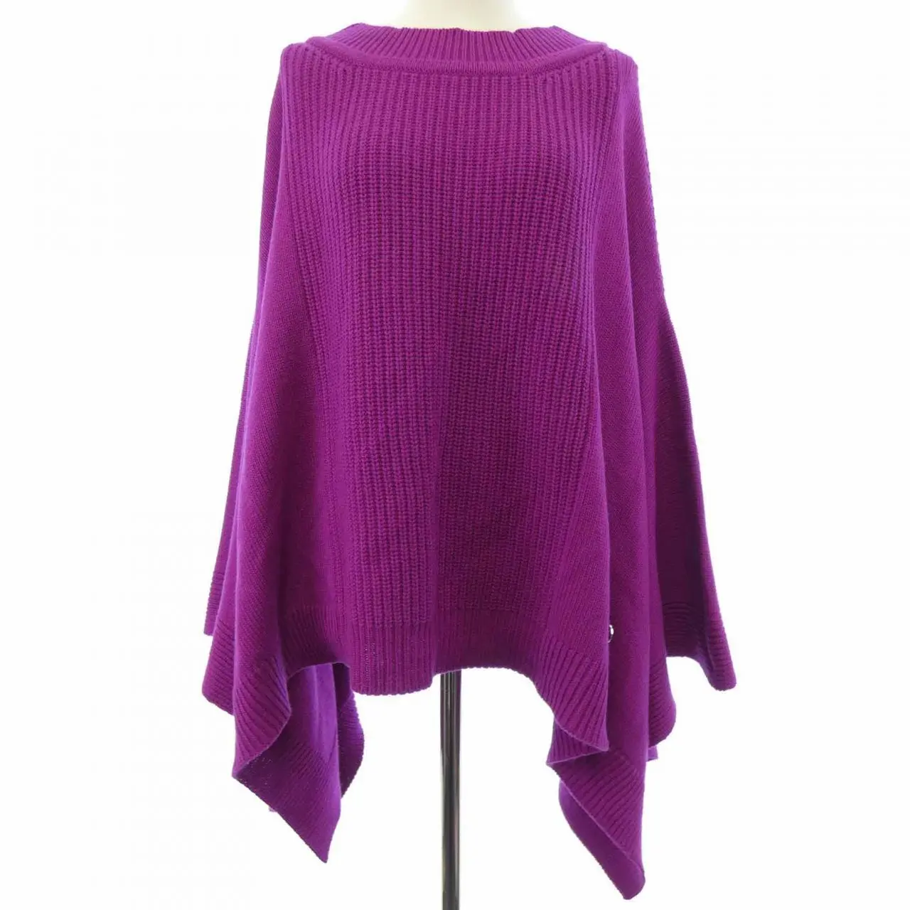 Pre-owned HERMÈS Cashmere Small Leather Goods Hermes Poncho
