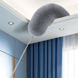 Telescopic Cleaning Brush, Long Handle Extendable Dust Removal, for Home Office Car Furniture, Cleaning Tools & Dusting Brush, Homeowners Renters, Telescopic Duster Long Handle Brush