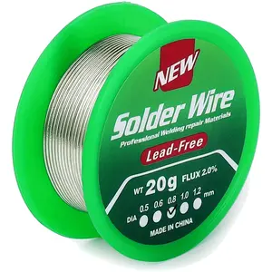 Rosin core lead-free solder wire, Sn99.3-Cu0.7, wire diameter 0.6/0.8/1.0mm, flux content 2.0%, tin wire is suitable for electrical appliance repair welding, automotive parts welding repair, to meet daily maintenance needs