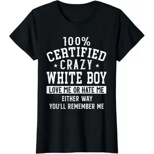 Women's 100% Certified Cotton Round Neck Short-Sleeve T-Shirt - Comfortable Breathable Garment, "Love Me Or Hate Me Either Way" Graphic, Outdoor Casual Beach Shirts Top
